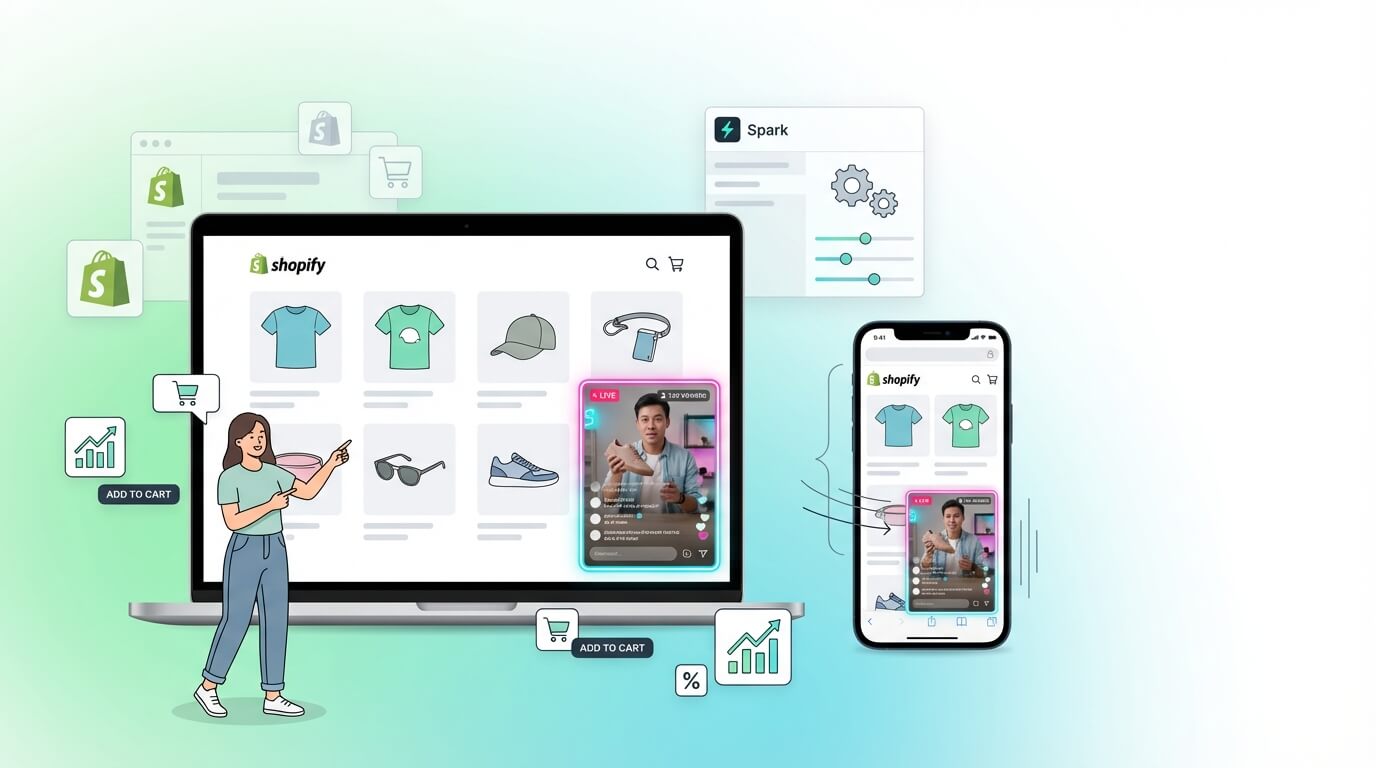 Spark - TIKTOK Live Sales: Bring Your TikTok Live to Your Shopify Store